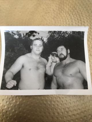 Buddy Rose & Butch Miller 8x10” Photo Portland Wrestling Nwa Wwf