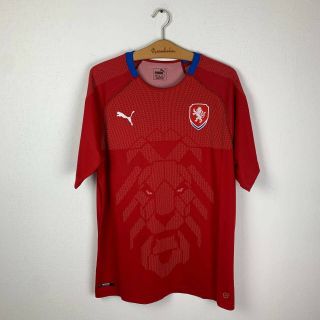 Czech Republic Home Football Shirt 2017/2018 Soccer Jersey Puma Men 