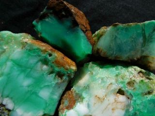 Rimrock: 1.  60 Lbs Tanzanian Opal Agate Chrysoprase Rough
