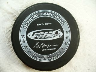 USHL 2008 Fall Classic Sioux City Logo Official Game Hockey Puck Collect Pucks 2