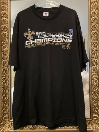 2009 Nfc Champions Orleans Saints Bowl Xliv Nfl Football 2xl T - Shirt
