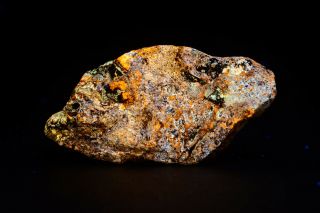 Jh18754 Mostly White And Orange Sphalerite,  Horn Silver Mine,  Ut