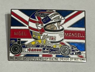 Nigel Mansel Indy Car Pins