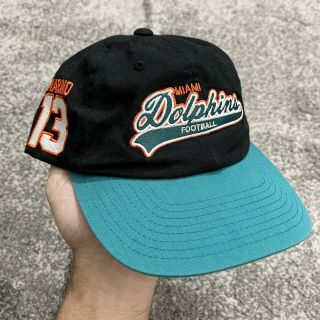 Mitchell & Ness Nfl Miami Dolphins Dan Marino Football Snapback Hat Cap Youth