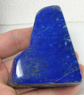 146g Afghanistan 100 Natural Tumbled Rough Lapis Lazuli Specimen 5 1/8 Oz 73mm
