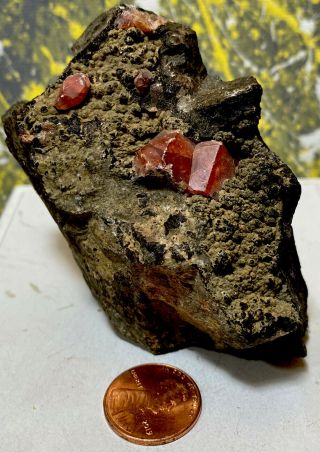 Rhodochrosite Gemmy Crystals - Uchucchacua Mine,  Peru