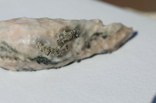 GREAT - Native Silver Dyscrasite crystals Fluorescent Calcite,  Imiter mine Morocco 2