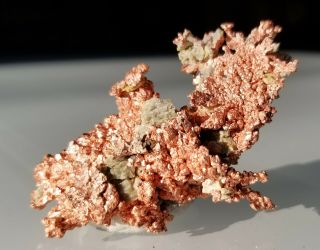 Natural Dendric Copper Crystals From Santa Rita,  Mexico