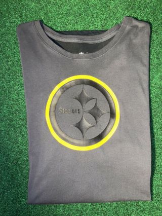 Pitrsburgh Steelers Nike Dri Fit Short Sleeve Shirt On Field Apparel Sz 2xl