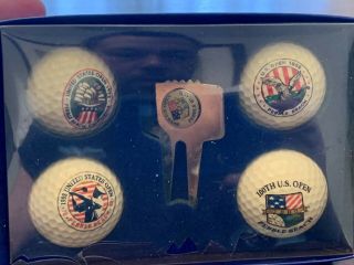 Vintage 1982 Pebble Beach 100th Us Open Golf Ball Set