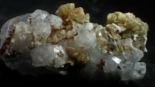 Analcime And Siderite Crystals Fine Mineral Specimen Msh