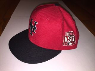York Mets 2015 ASG Home Run Derby Hat Era 59 Fifty Red With patch Fitted 2