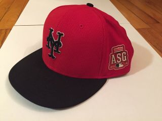 York Mets 2015 ASG Home Run Derby Hat Era 59 Fifty Red With patch Fitted 3