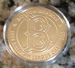 Highland Boston Red Sox 2004 American League Champions Gold Coin