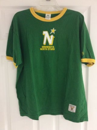 Nhl Minnesota North Stars Men’s Xl Retro 100 Cotton T - Shirt Hockey