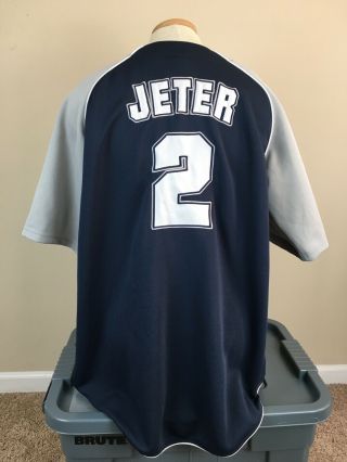 Vtg Mlb York Yankees Derek Jeter 2 Jersey Men 