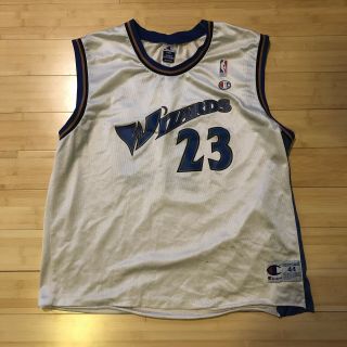 Michael Jordan Champion Washington Wizards Jersey Size 44 Large