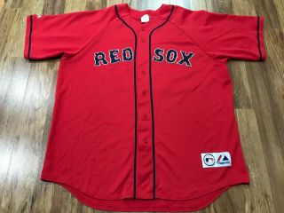 Mens Xl - Vtg Mlb Boston Red Sox 29 Keith Foulke Majestic Sewn Jersey Usa