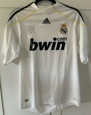 Real Madrid 2009 2010 Home Football Shirt Soccer Jersey Adidas E84352