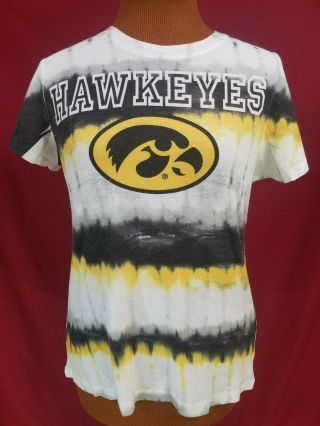 Iowa Hawkeyes Tie Dye T - Shirt Women 