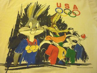 Usa Olympic / Loony Tunes Vintage 1995 Shirt (size L)