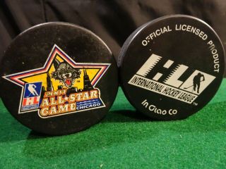 Ihl Minor League Hockey 2001 All Star Game Puck Chicago