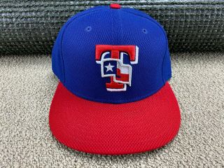 Texas Rangers Batting Practice Hat Era Fitted 7 1/4 59fifty Cap Blue Jersey