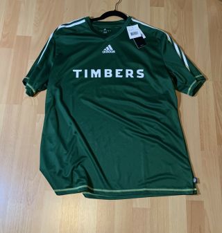 Adidas Climalite Portland Timbers Soccer Jersey Mls - Men 