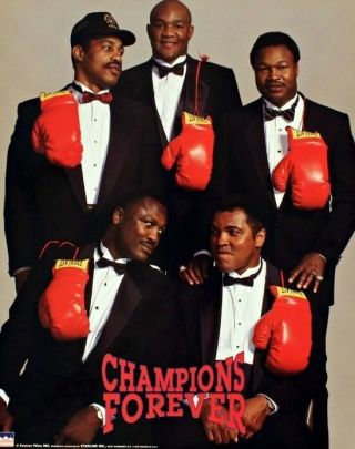 11x14 Photo Champions Forever Photo Muhammad Ali - Frazier - Holmes - Norton - Foreman