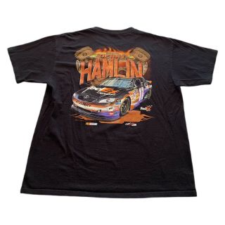 Vintage Denny Hamilton 11 Black Nascar Chase Racing T Shirt Men’s Xl