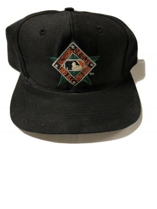 Rare Vintage Baltimore Orioles Mlb 1993 All Star Game Snapback Hat Cap 90s Black
