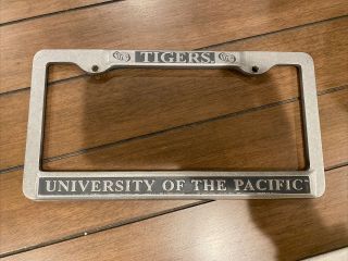 University Of The Pacific Tigers Uop License Plate Frame
