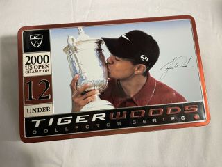 Tiger Woods Collector " Series 1 " 2000 Us Open Champion Nike Golf Empty Tin Only