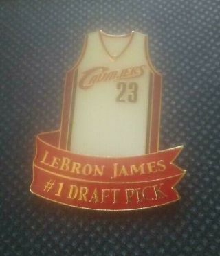 Nba Lebron James Cleveland Cavaliers 1 Draft Pick Pin Aminco Los Angeles Lakers