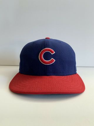 Era Chicago Cubs On - Field Authentic Mlb 59fifty Fitted Hat Cap Bill 7 1/4