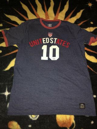 Umbro Size Large Usa Soccer Jersey T Shirt 10 Landon Donovan