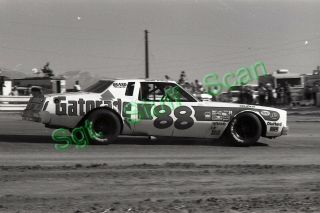 1977 Nascar Racing Photo Negative Darrell Waltrip Gatorade Chevy Riverside