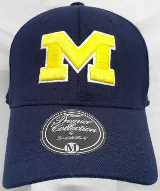 Michigan Wolverines Ncaa Top Of The World M Flex Cap/hat