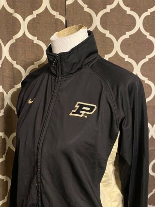Nike Purdue Boilermakers Women’s Zip - Up Athletic Wear Size Large 3