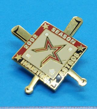 Scarce/rare - 2002 Houston Astros Pin - Peter David - 1.  25 " X 1.  60 "