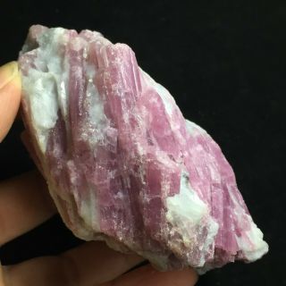 286g Natural red tourmaline quartz crystal stone specimens 507 3