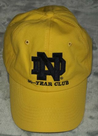 Notre Dame Fighting Irish 50 - Year Club Alumni Cap Hat - Adjustable Strap
