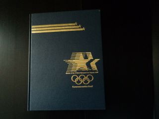 Los Angeles 1984 Olympics Commemorative Book Games Of The Xxiiird Olympiad