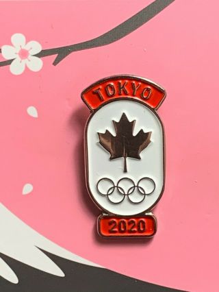 2020 Tokyo Olympics - Team Canada - Noc National Olympic Committee Pin/badge