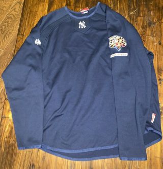 York Yankees Majestic Therma Base Sweater 2009 World Series Champs Men’s L