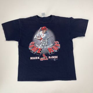 Vintage Mark Mcgwire St.  Louis Cardinals T - Shirt Adult Xl Mlb Baseball 90s