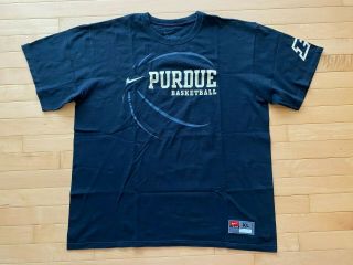 Mens Nike Purdue University Boilermakers Basketball Blk Shirt Sz Xl Jersey