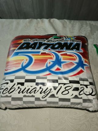 Vintage Daytona 500 February 2001 13 " Pillow Earnhardt Sr.  Last Daytona 500