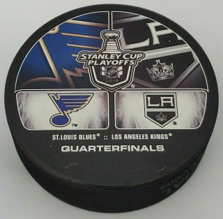 2013 Stanley Cup Playoffs Blues Vs Kings Inglasco Official Nhl Hockey Puck