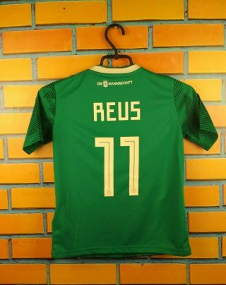 Reus Germany Jersey 2018 2019 Away Youth 9 - 10 Shirt Br3146 Adidas Trikot Maglia